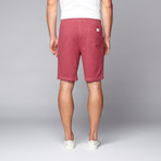 Subyarn Terry Drawstring Lounge Short // Beet Red (S)