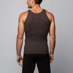 L.A. Wash Rib Tank Top // Charcoal (S)