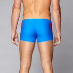 Marseilles Square Cut Swim Short // Royal Blue (S)