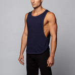 L.A Wash Air Muscle Tee // Navy (M)