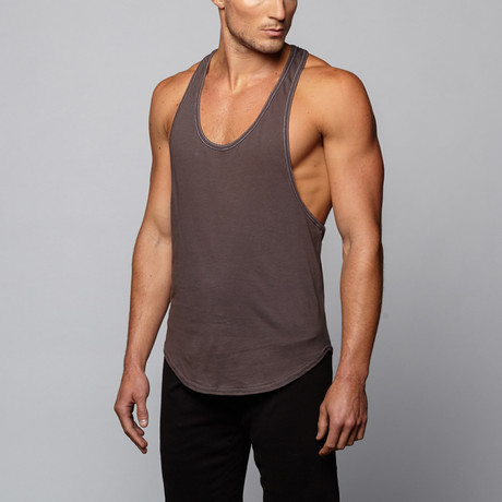 LA Wash Athletic Tank Top // Charcoal (S)