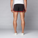 Endurance Running Short // Black + Red (L)