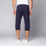 L.A. Wash Cropped Yoga Pant // Navy (S)