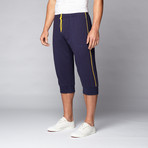 L.A. Wash Cropped Yoga Pant // Navy (S)