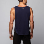 L.A Wash Air Muscle Tee // Navy (S)