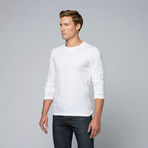 Pima Cotton Long Sleeve Tee // White (S)