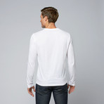 Pima Cotton Long Sleeve Tee // White (S)