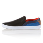 Capo Slip On // Black + Blue (US: 7)
