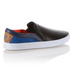Capo Slip On // Black + Blue (US: 7)