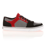 Cesario Lo XVI Low Top // Black + Grey + Red (US: 10)