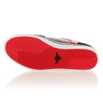 Cesario Lo XVI Low Top // Black + Grey + Red (US: 7)