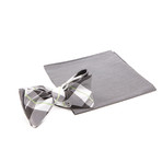 Monster Madras Bow Tie + Kingsport Stripe Pocket Square