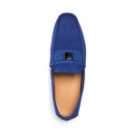 Suede Driving Shoe // Blue (Euro: 39)