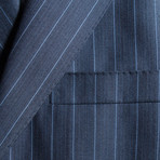 Two-Piece Suit // Blue Pinstripe (Euro: 44)