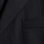Wool Blend Two-Piece Suit // Navy Pinstripe (Euro: 44)