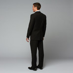 Wool Blend Two-Piece Suit // Navy Pinstripe (Euro: 44)