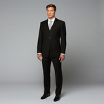 Wool Blend Two-Piece Suit // Navy Pinstripe (Euro: 44)