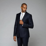 Wool Two-Piece Suit // Navy Pinstripe (Euro: 44)
