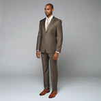 Wool Blend Two-Piece Suit // Dark Taupe (Euro: 44)