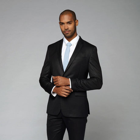 Wool Two-Piece Suit // Black (Euro: 44)