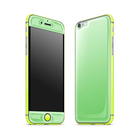 Glow Gel Combo // Green + Neon Yellow // iPhone 6/6S