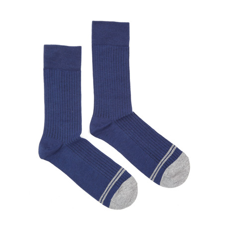 Navy Everyday Crew Sock // Pack of 2