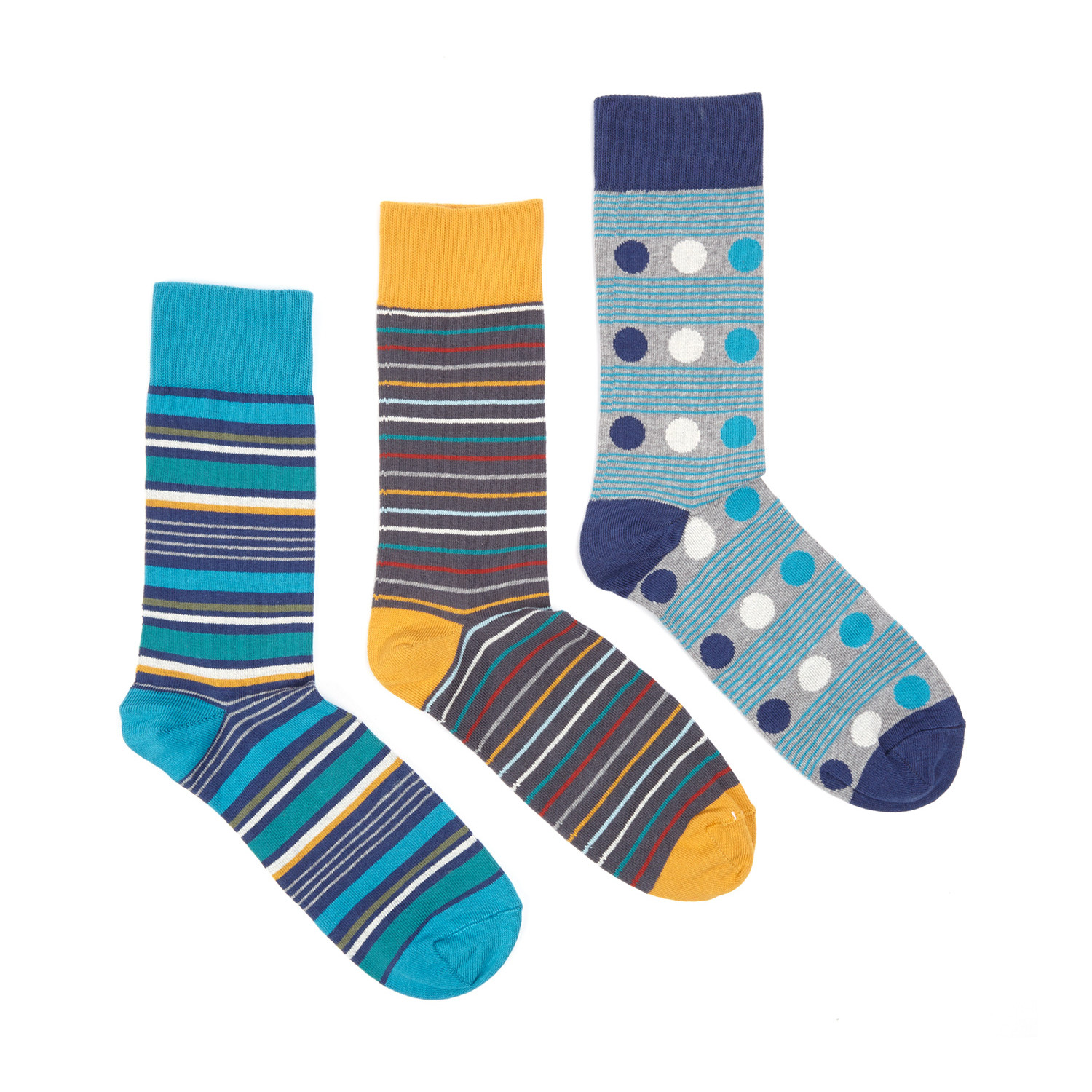 Prairie Crew Sock // Pack of 3 - PACT Socks - Touch of Modern