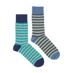 Confetti Striped Sock // Pack of 2