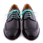 Dress Laces // Tamarama Teal (Silver Tips)