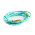 Dress Laces // Tamarama Teal (Silver Tips)