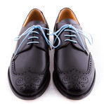 Dress Laces // Sky Blue (Silver Tips)