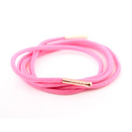 Dress Laces // Fairy Floss (Gold Tips)