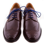 Dress Laces // Navy (Silver Tips)