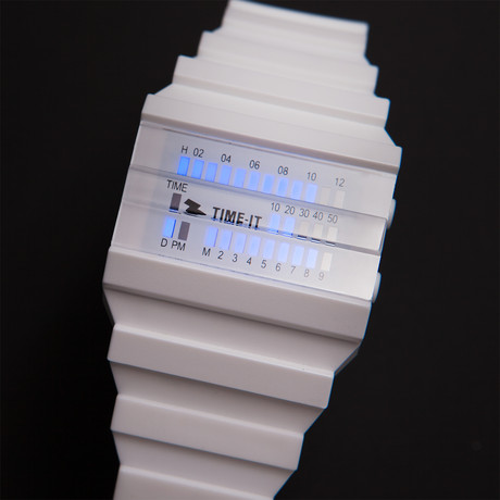 T-Block // Full White // Blue LED