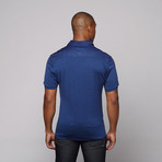 Merino Wool Polo // Bright Blue (XL)