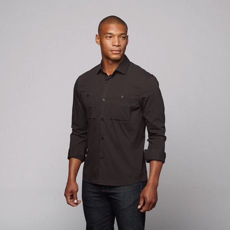 Coldblack Button-Up Shirt // Black (S)