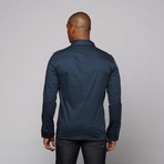 Tech Cotton Shacket // Airforce Blue (XL)