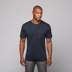 Alchemy Equipment Apparel // Merino Wool Crew Neck Tee // Sea Blue (XL)