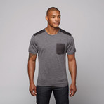 Merino Wool Crew Neck Tee // Grey Marle (XL)