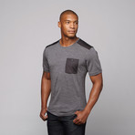 Merino Wool Crew Neck Tee // Grey Marle (XL)