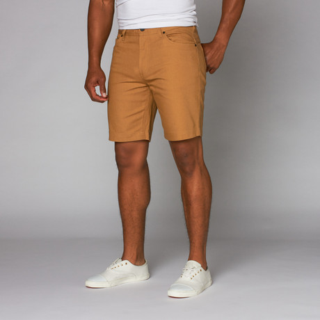 Organic Cotton Canvas Short // Ochre (30)