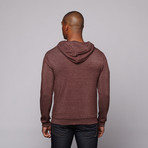 Mr. Zip Up Hoodie // Wine (M)