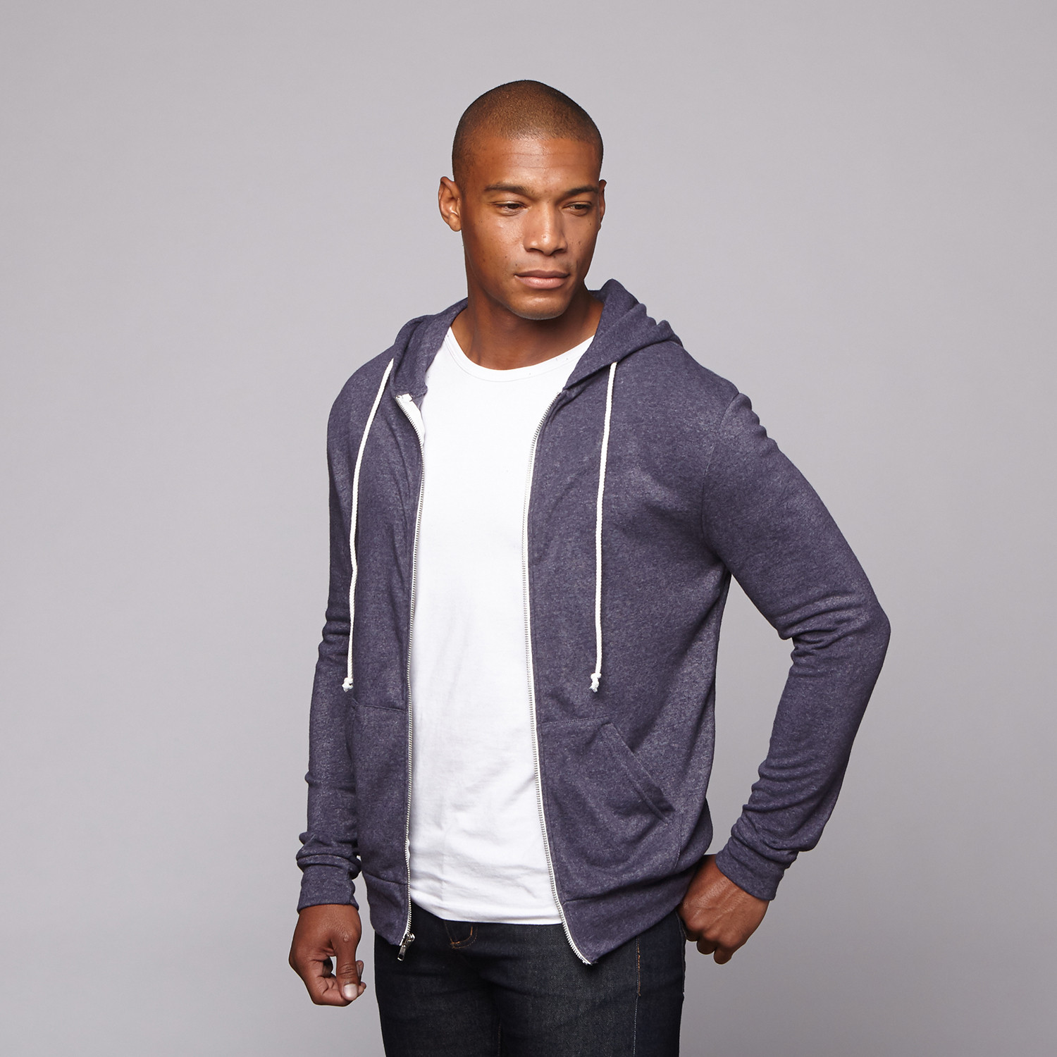 Mr. Zip Up Hoodie // Navy (S) - Mister - Touch of Modern