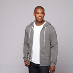 Mr. Zip Up Hoodie // Grey (S)