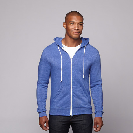 Mr. Zip Up Hoodie // Royal (S)