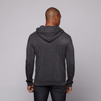 Mr. Zip Up Hoodie // Charcoal (XL)