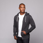 Mr. Zip Up Hoodie // Charcoal (S)