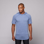 Mr. Hoods Tee // Blue (L)