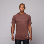 Mr. Hoods Tee // Wine (M)