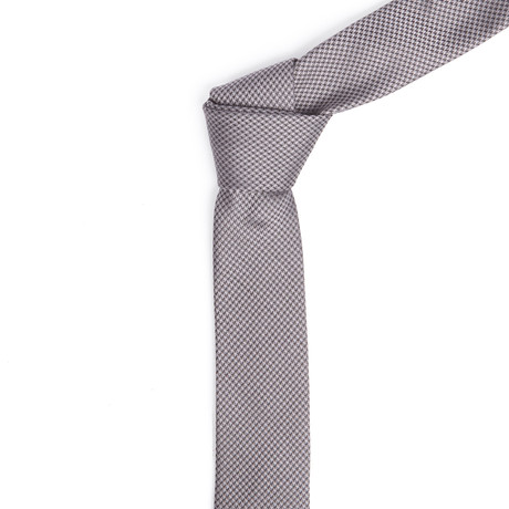 Classic Silk Tie // Silver
